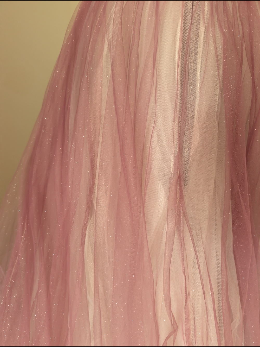 Mac Duggal Charcoal Ombre Gliter Tulle Halter Gown Dress Pink Mauve 4 NWT - Picture 10 of 10